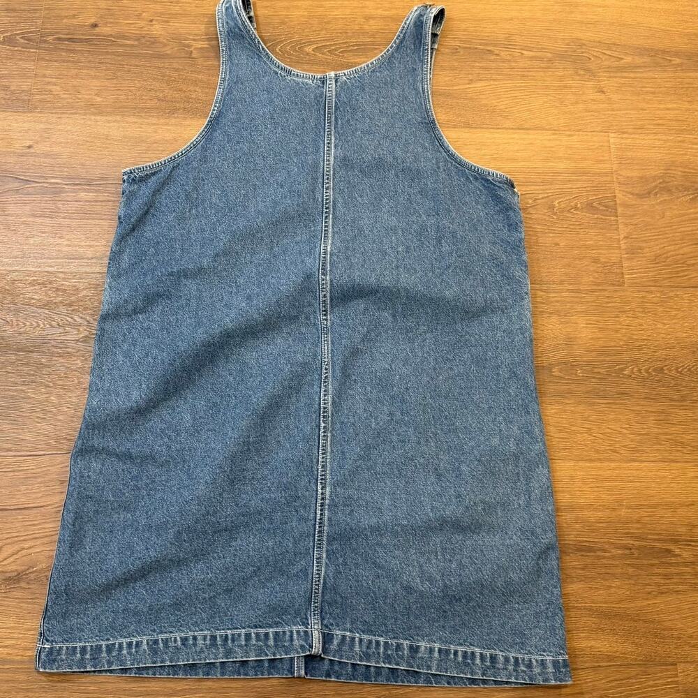 Disney Winnie the Pooh Tigger Denim Jumper Dress Womens L Walt Disney World - Picture 4 of 11